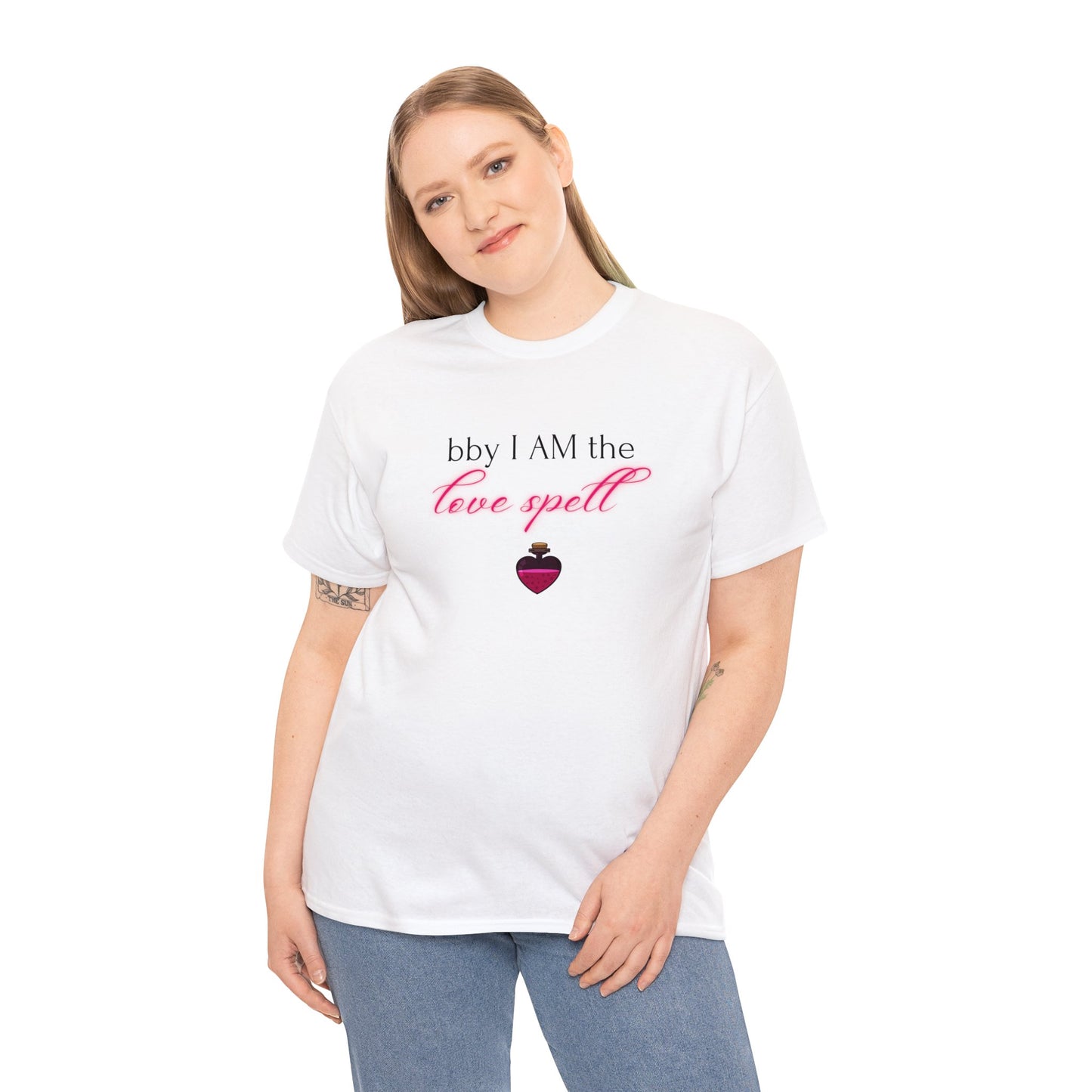 bby I AM the Love Spell | Premium Unisex Heavyweight Enchanted T-shirt for Attracting Love