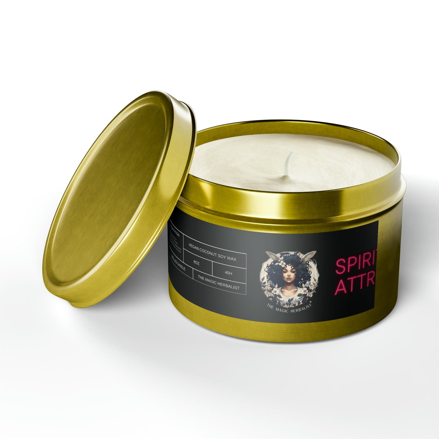 Spiritually Attractive | Premium Enchanted Tin Candle for Attracting Divine Love