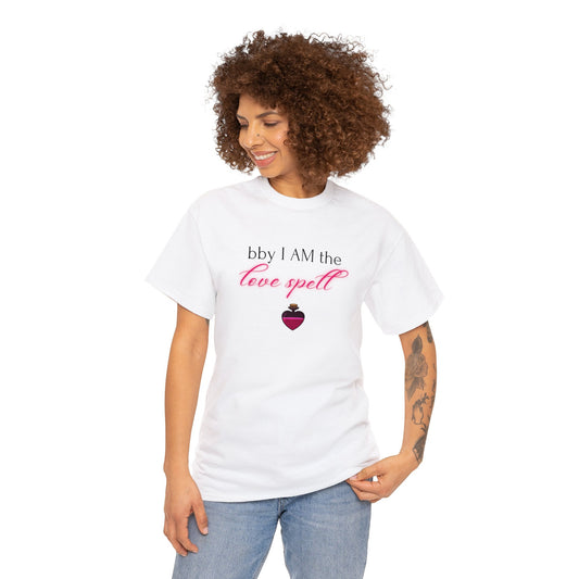 bby I AM the Love Spell | Premium Unisex Heavyweight Enchanted T-shirt for Attracting Love